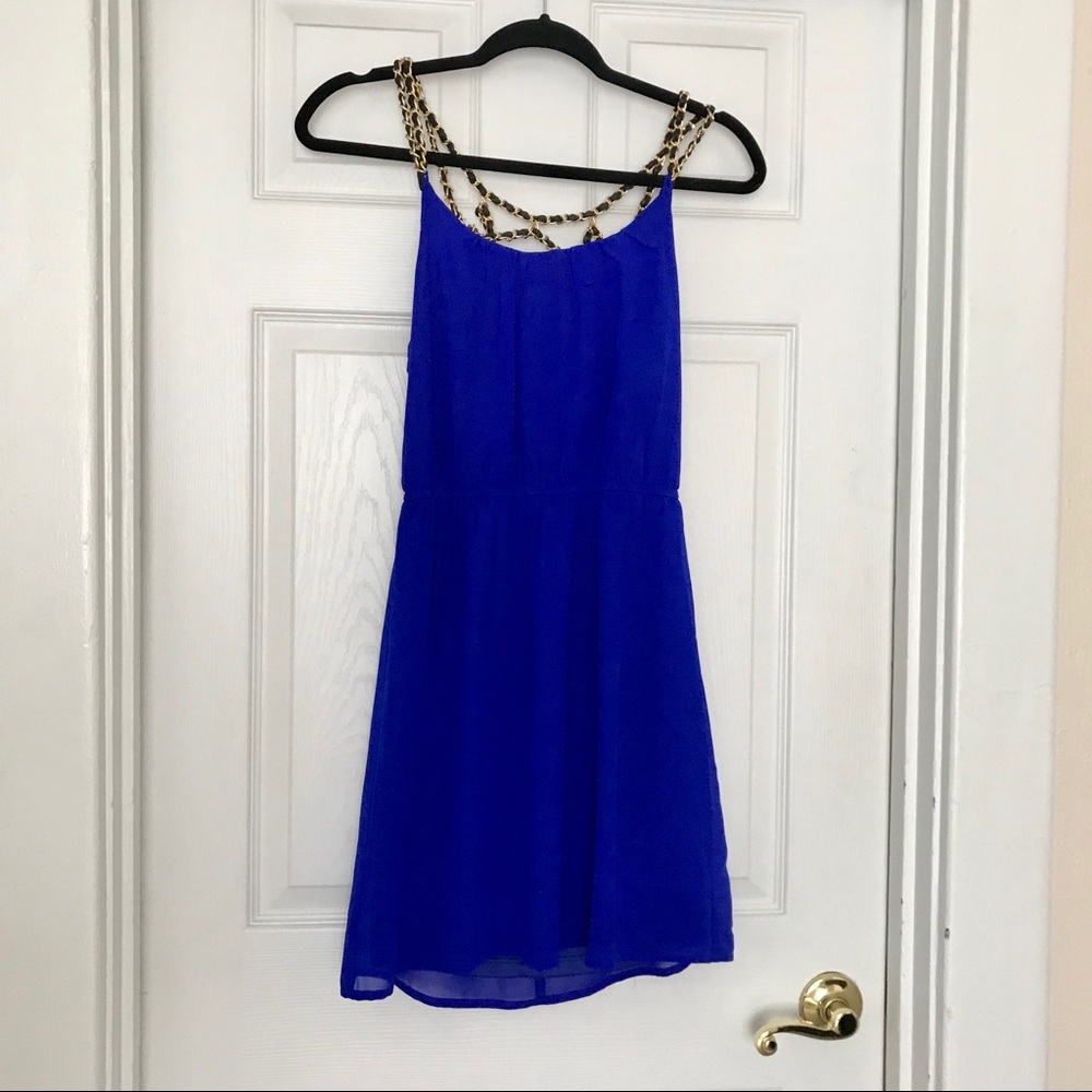 Bold Blue Charlotte Russe dress